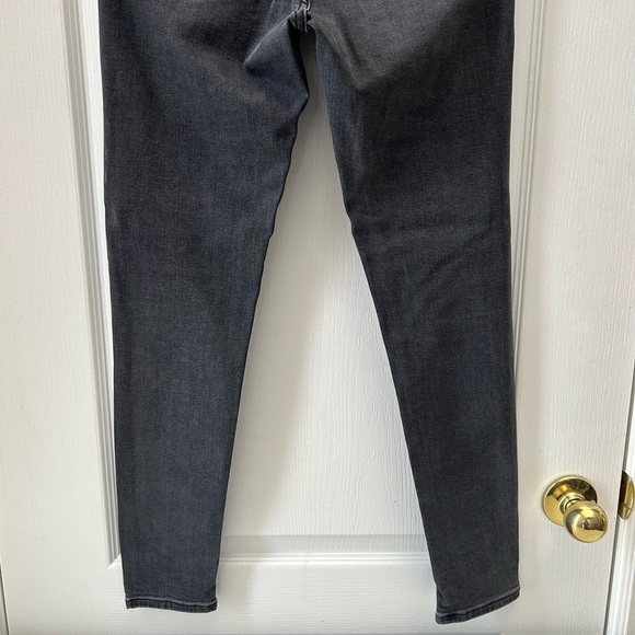 Topshop Jamie Skinny Jeans High Rise Cropped Ankle Length Washed Black Size 26 - Picture 11 of 16